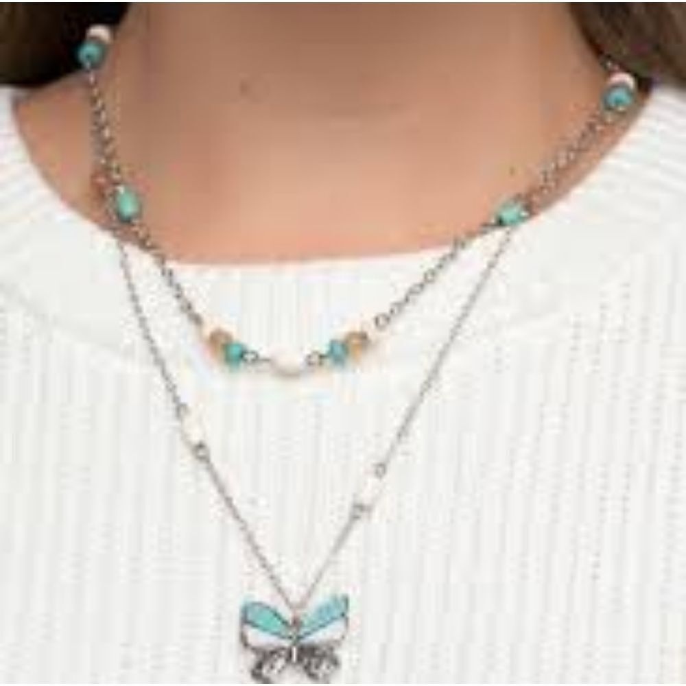 ‎FASHION BUTTERFLY NECKLACE